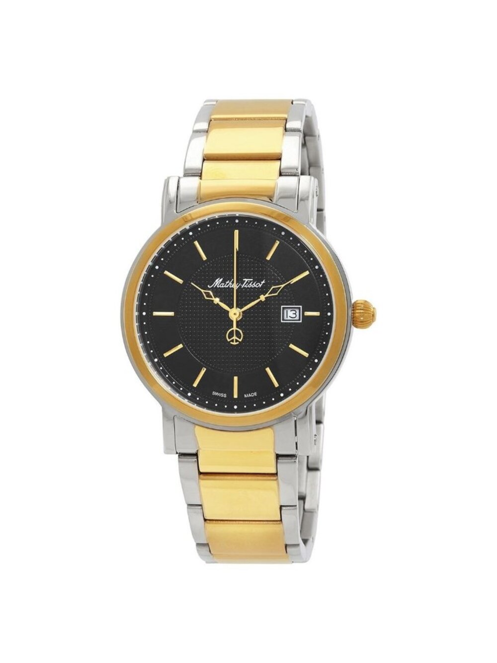 NWT Mathey-Tissot City Black Dial Men's Watch